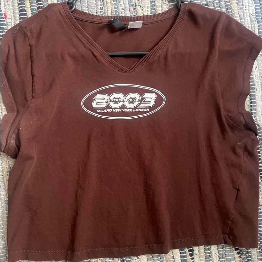 Graphic Cropped Tee